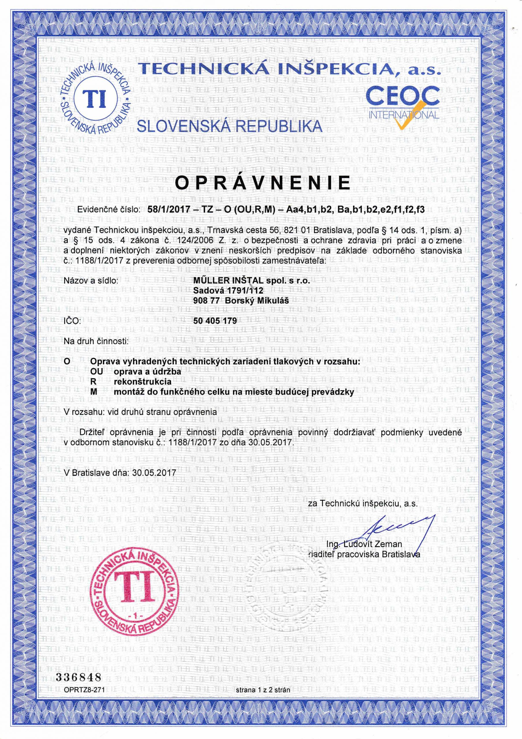 o-nas prvy certifikat